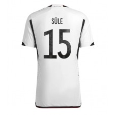 Tyskland Niklas Sule #15 Hemmatröja VM 2022 Korta ärmar